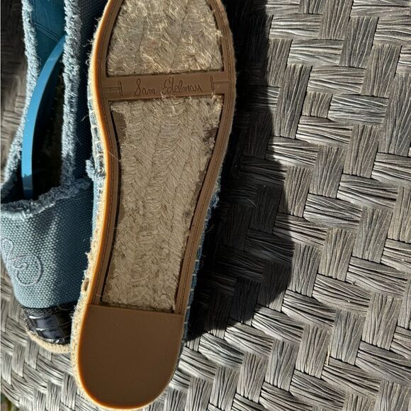 Sam Edelman Blue canvas Espadrille flats NWOT SZ 10 - Picture 4 of 13
